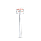 Rosec Jewels-1 CT Lab Grown Pink Diamond Heart Promise Ring with Certificate