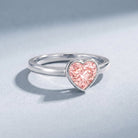Bezel Set Lab Grown Pink Diamond Solitaire Promise Ring with IGI Certificate VS1 - Rosec Jewels
