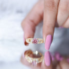 Lab Grown Pink Diamond Vintage Inspired Engagement Ring IGI Certified Fancy Pink - VS1 - Rosec Jewels