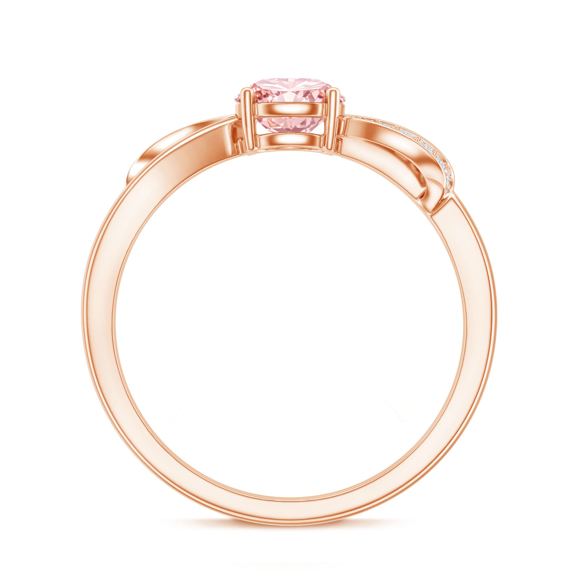 Rosec Jewels-Certified Lab Grown Pink Diamond Classic Engagement Ring