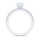 Rosec Jewels-IGI Certified Lab Created Diamond 1 Carat Engagement Ring