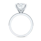 Rosec Jewels-Lab Grown 4 Carat Diamond Solitaire Engagement Ring with IGI Certificate
