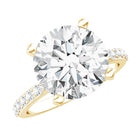 Rosec Jewels-Lab Grown 4 Carat Diamond Solitaire Engagement Ring with IGI Certificate