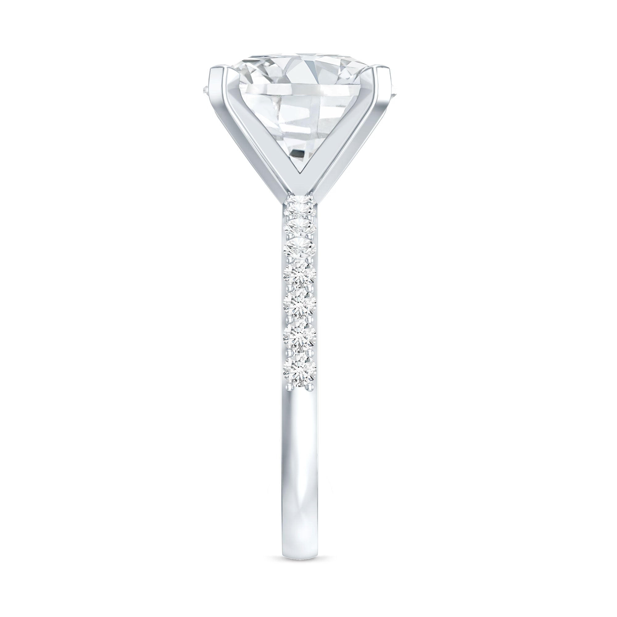 Rosec Jewels-5 Carat Lab Grown IGI Certified Diamond Huge Engagement Ring