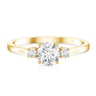 Rosec Jewels-IGI Certified Lab Grown Diamond Three Stone Engagement Ring