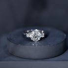 IGI Certified 3 CT Lab Grown Diamond Engagement Ring Lab - ( E-VS1 ) - Rosec Jewels