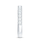 Certified Moissanite Half Eternity Ring D-VS1 - Rosec Jewels