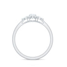 Natural Diamond Promise Ring with Certificate Natural - ( HI-SI ) - Rosec Jewels