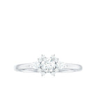 Natural Diamond Promise Ring with Certificate Natural - ( HI-SI ) - Rosec Jewels