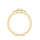 Natural Diamond Promise Ring with Certificate Natural - ( HI-SI ) - Rosec Jewels