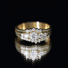Certified Moissanite Trio Bridal Ring Set D-VS1 - Rosec Jewels