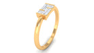 Certified Natural Diamond Promise Ring in East West Style Natural - ( HI-SI ) - Rosec Jewels