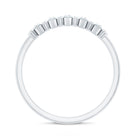 Minimal Natural Diamond Anniversary Ring Natural - ( HI-SI ) - Rosec Jewels