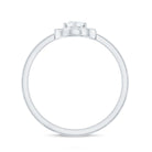 Nature Inspired Diamond Cute Promise Ring with Certificate Natural - ( HI-SI ) - Rosec Jewels