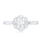 Nature Inspired Diamond Cute Promise Ring with Certificate Natural - ( HI-SI ) - Rosec Jewels