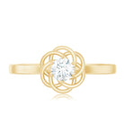 Nature Inspired Diamond Cute Promise Ring with Certificate Natural - ( HI-SI ) - Rosec Jewels