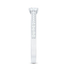Certified Natural Diamond Promise Ring Natural - ( HI-SI ) - Rosec Jewels