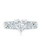2 Carat Lab Grown Diamond Heart Engagement Ring Lab - ( EF-VS ) - Rosec Jewels