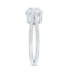 Rosec Jewels-Certified 8 mm Lab Grown Diamond Split Shank Engagement Ring
