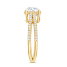 Rosec Jewels-Certified 8 mm Lab Grown Diamond Split Shank Engagement Ring