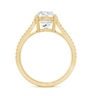 Rosec Jewels-Certified 8 mm Lab Grown Diamond Split Shank Engagement Ring