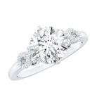 Certified 2 Carat Lab Grown Diamond Solitaire Engagement Ring Lab - ( EF-VS ) - Rosec Jewels