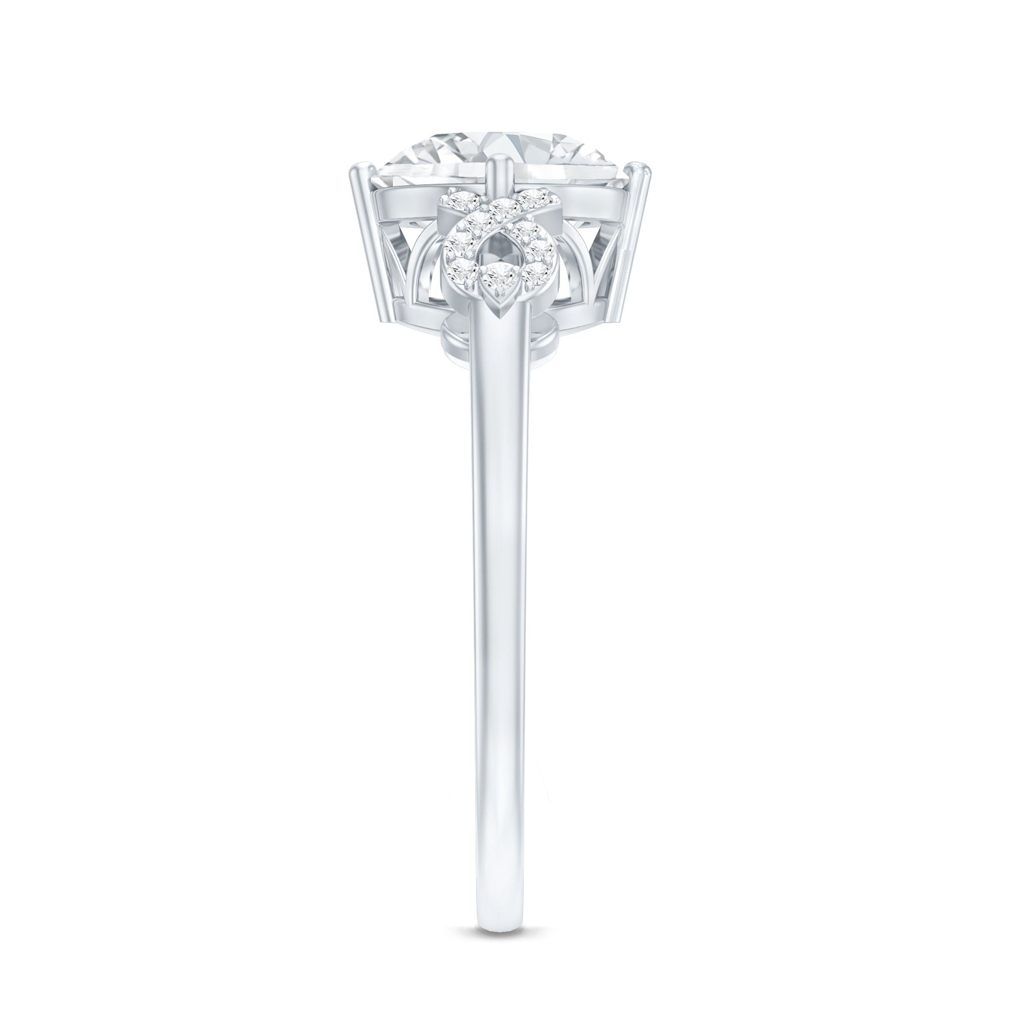 Rosec Jewels-Certified 2 Carat Lab Grown Diamond Solitaire Engagement Ring