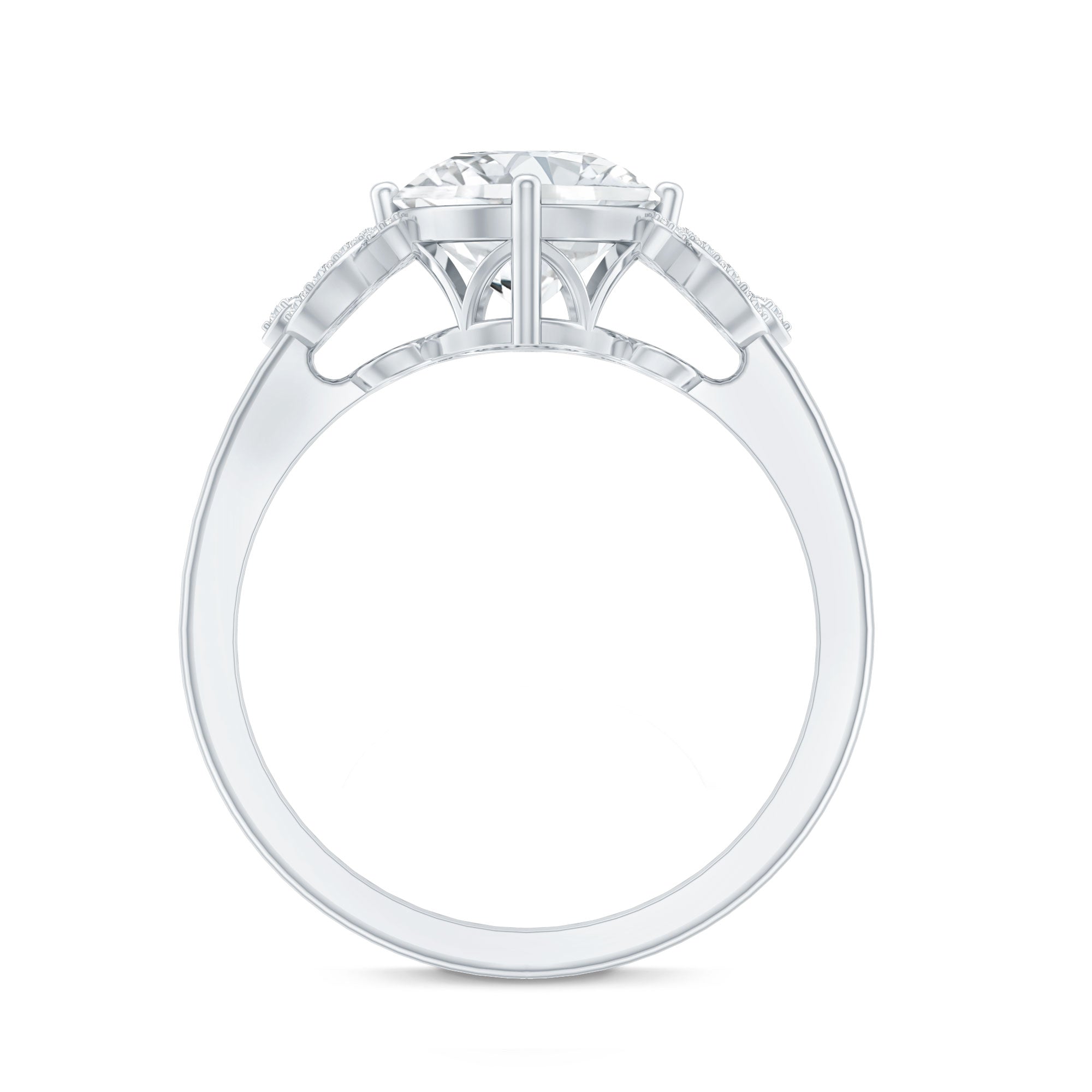 Rosec Jewels-Certified 2 Carat Lab Grown Diamond Solitaire Engagement Ring