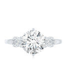 Certified 2 Carat Lab Grown Diamond Solitaire Engagement Ring Lab - ( EF-VS ) - Rosec Jewels