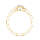 Certified 6X8 MM Oval Lab Grown Diamond Solitaire Engagement Ring Lab - ( EF-VS ) - Rosec Jewels