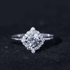 Certified 5 MM Lab Grown Diamond Unique Engagement Ring Lab - ( EF-VS ) - Rosec Jewels