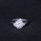 Rosec Jewels-Certified 1 Carat Lab Grown Diamond Halo Engagement Ring
