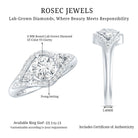 Rosec Jewels-Certified 6 MM Lab Grown Diamond Classic Engagement Ring