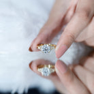 Certified 8 MM Lab Grown Diamond Solitaire Engagement Ring Lab - ( EF-VS ) - Rosec Jewels