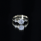 6 MM Lab Grown Diamond Solitaire Engagement Ring Lab - ( EF-VS ) - Rosec Jewels