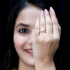 Certified Lab Grown Diamond Wedding Anniversary Ring For Women Lab - ( EF-VS ) - Rosec Jewels