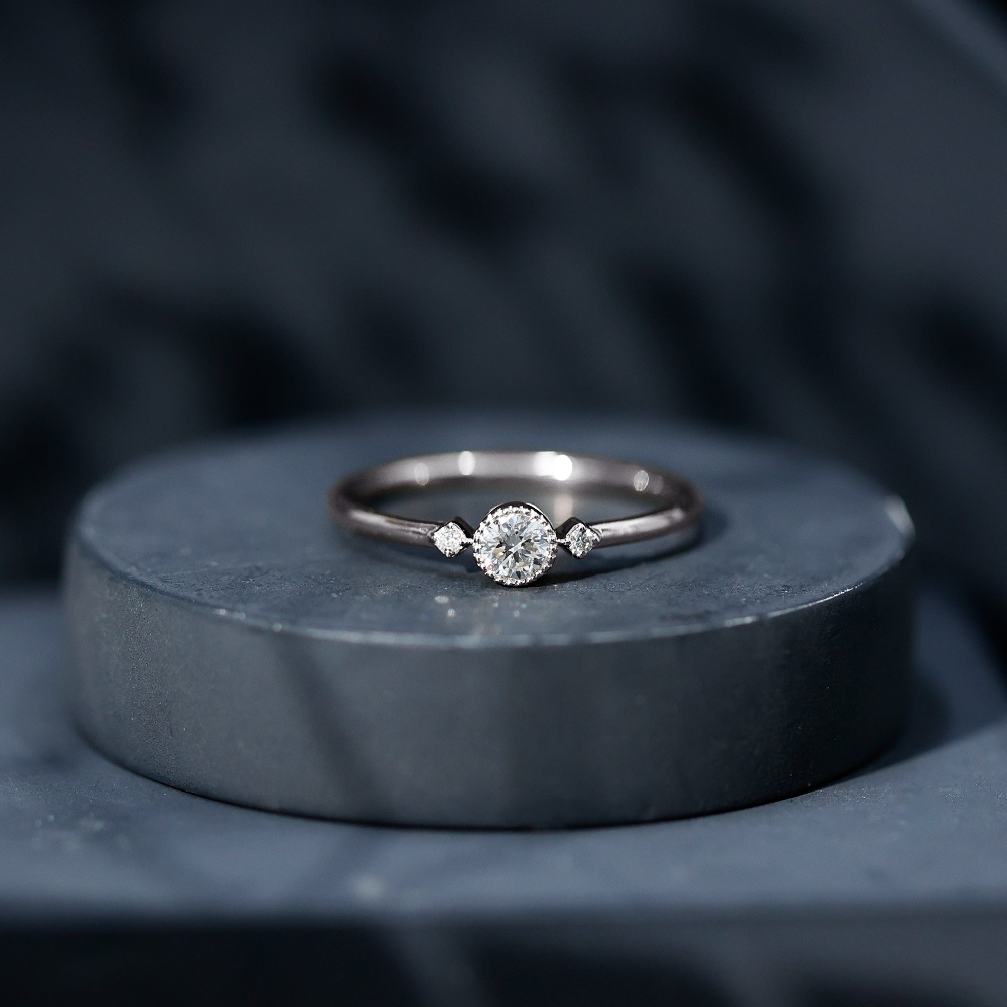 Rosec Jewels-Certified Lab Grown Diamond Solitaire Promise Ring