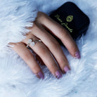 Rosec Jewels-Certified Lab Grown Diamond Flower Wrap Engagement Ring