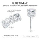 Rosec Jewels-Certified Oval Lab Grown Diamond Designer Eternity Ring