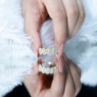Rosec Jewels-Certified Oval Lab Grown Diamond Designer Eternity Ring
