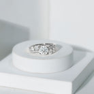 Rosec Jewels-Certified Lab 7 MM Round Diamond Designer Engagement Ring