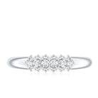 Certified Lab Grown Diamond Anniversary Ring Lab - ( EF-VS ) - Rosec Jewels
