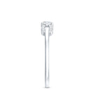 Certified Lab Grown Diamond Minimalist Promise Ring For Women Lab - ( EF-VS ) - Rosec Jewels