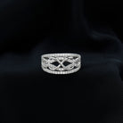Certified Lab Grown Diamond Infinity Wedding Band Ring Lab - ( EF-VS ) - Rosec Jewels