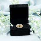 Certified Lab Grown Diamond Infinity Wedding Band Ring Lab - ( EF-VS ) - Rosec Jewels