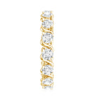 Certified Lab Grown Diamond Eternity Wedding Band Lab - ( EF-VS ) - Rosec Jewels