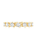 Certified Lab Grown Diamond Eternity Wedding Band Lab - ( EF-VS ) - Rosec Jewels