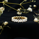 Certified Lab Grown Diamond Full Eternity Wedding Ring Lab - ( EF-VS ) - Rosec Jewels