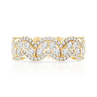 Certified Lab Diamond Vintage Inspired Wedding Ring Lab - ( EF-VS ) - Rosec Jewels