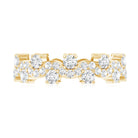Certified Lab Grown Diamond Designer Wedding Eternity Ring Lab - ( EF-VS ) - Rosec Jewels